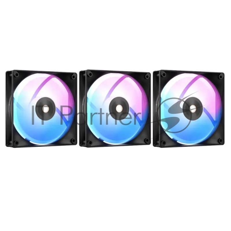 Вентилятор для корпуса Ocypus Delta F12 BK 3 IN 1, 120x120x25mm, 4-PIN PWM, 500-2000 RPM, 29 DBA MAX, HYDRO BEARING