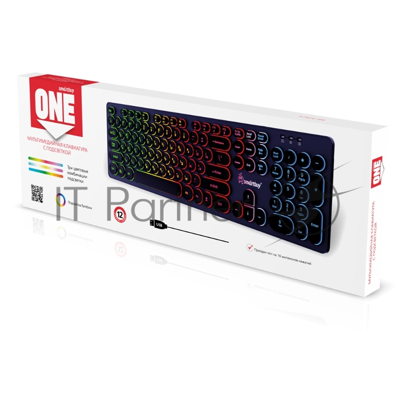 Клавиатура SMARTBUY (SBK-329U-K) ONE 329 USB черный