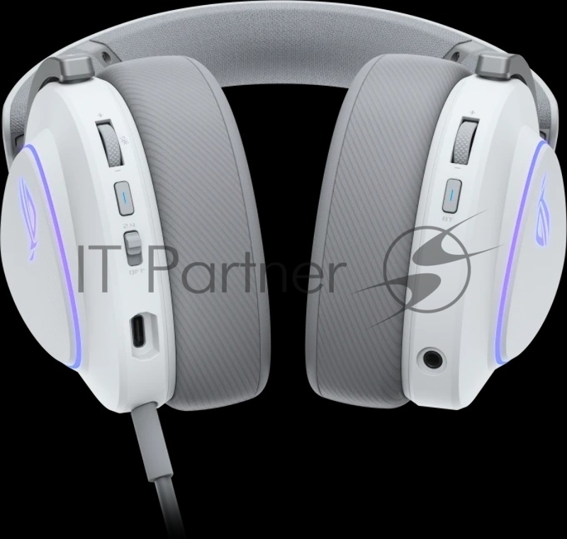 Гарнитура ASUS A701 ROG DELTA II/WHT 318g 20 - 20000Hz 3,5mm 2.4GHz BT