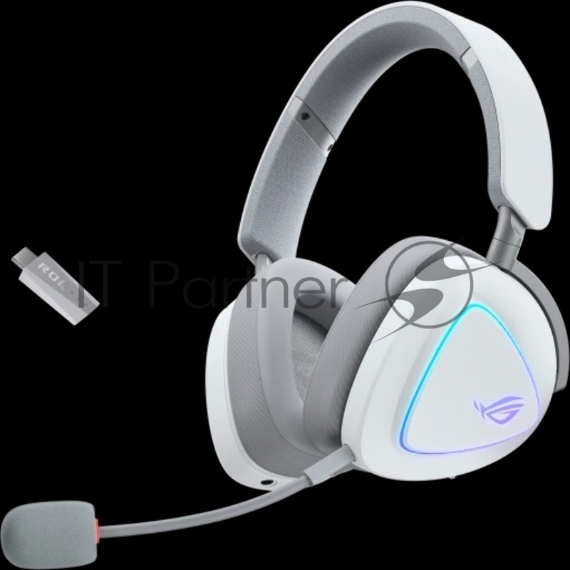 Гарнитура ASUS A701 ROG DELTA II/WHT 318g 20 - 20000Hz 3,5mm 2.4GHz BT