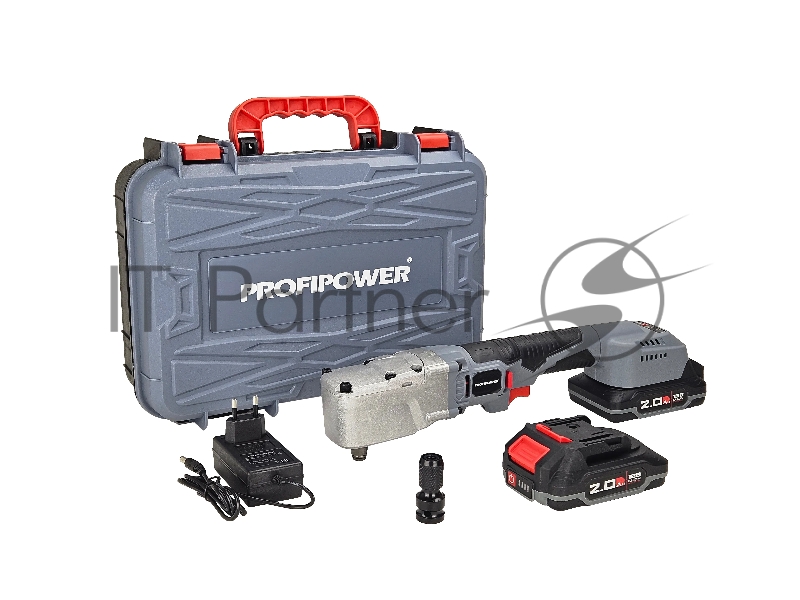 Гайковерт бесщеточный ProfiPower CNDTW-18B (Li-ion-2шт, 2.0Ач, 440Нм, З/У, в коробке)