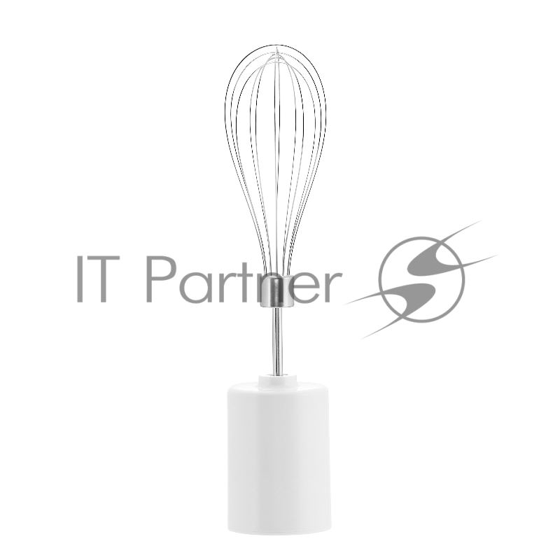 Погружной блендер KORTING KHB 0311 Polar, мощность 1200 Вт,объем чаши 500 мл, механическое/кнопочное управление, 4 насадки (блендер, измельчитель, миксер, насадка для пюре), 6 скоростей, турборежим, белый