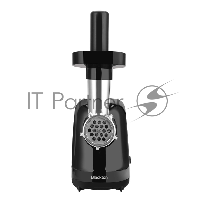 Мясорубка Blackton Bt MG1111 черный, 1200В, производительность до 1.5 кг/мин / Количество скоростей: 1 / Функция реверса / DualProtect технология: защита от перегрузки и перегрева / Прорезиненные ножки / Материал корпуса: пластик / Материал загрузочн