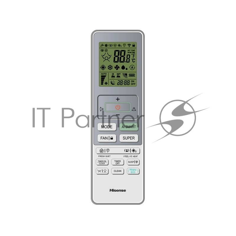 Внутренний блок сплит-системы Hisense AS-10UW4RXVQH00AG(B) (VISION PRO CARBON Superior DC Inv)