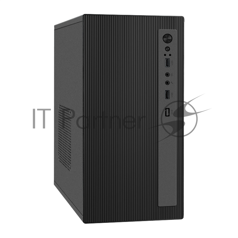 Корпус Minitower ExeGate BAA-303M (mATX, без БП, 2*USB, HD Audio, черный)