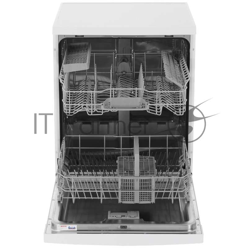 Отдельностоящая посудомоечная машина Bosch SMS26AW00Q Serie 2, 60см., Silence 12 комплектов цвет:белый Класс энергопотребления A++ уровень шума 48 дБ 6 программ, половинная загрузка , дисплей, таймер