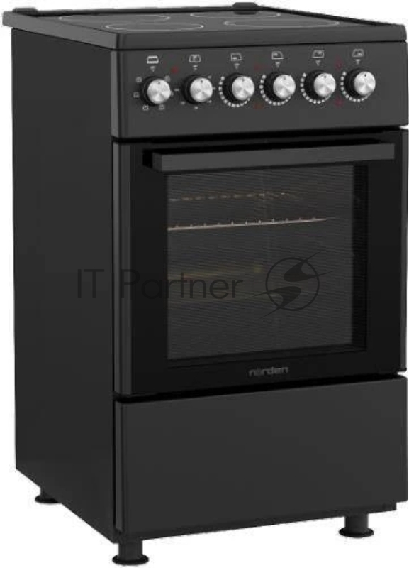 Плита электрическая NORDEN FF5055XXVD Черный матовый