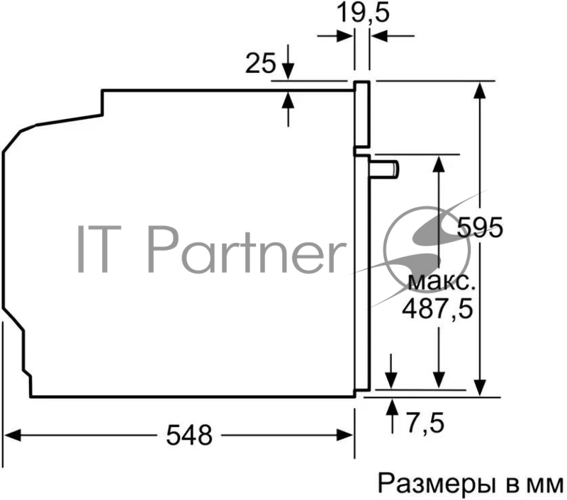 Духовой шкаф электрический Bosch HJG852YT0T Serie 6, 60 см, 66 л, черный матовый ,сенсорное управление, 8 режимов+AutoPilot 30(30 автоматических программ), LCD-дисплей, галогенное освещение, самоочистка EcoClean,Soft Open and Soft Close door,телескоп