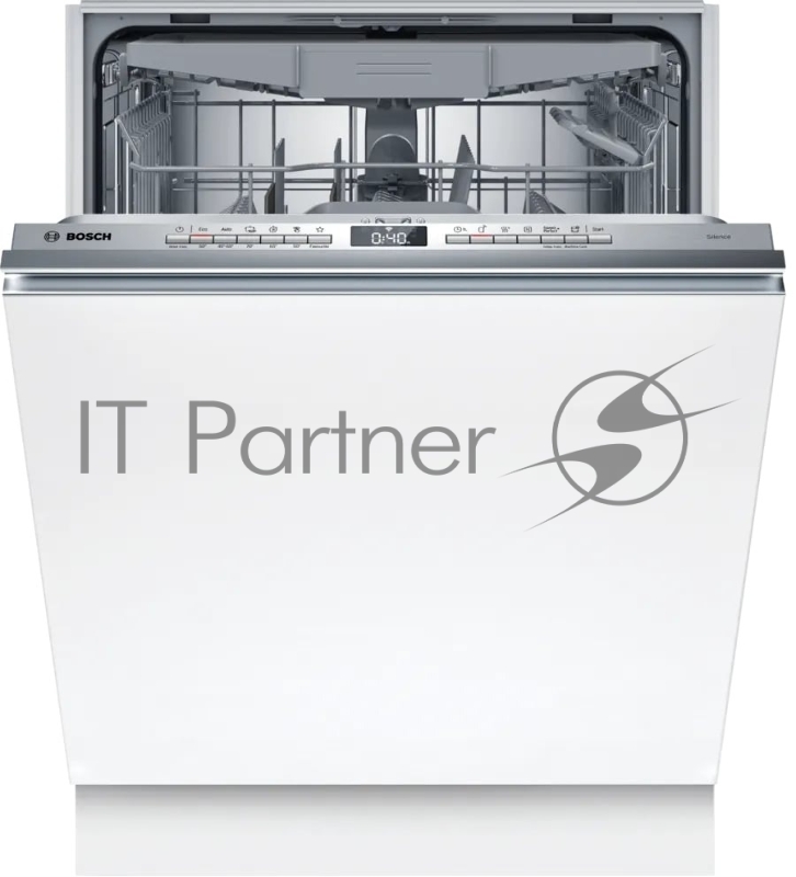 Встраиваемая посудомоечная машина Bosch SBH4HVX00E XXL, Serie 4, 60 cm, SuperSilence Класс A-A-A уровень шума 46 дБ, 14 комплектов,,автооткрывание дверцы после окончания программы, 6 программ, 4 температурных режима,