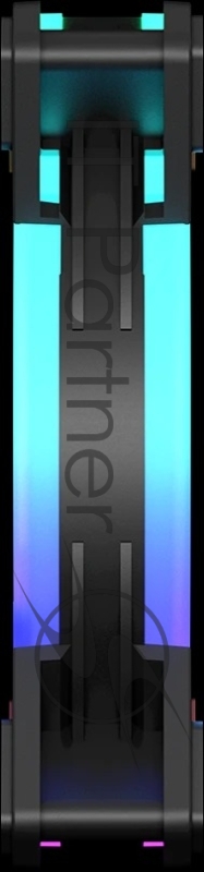 Кулер для корпуса Case Cooler PCCooler F3 T120 ARGB BK 3IN1 (120x120x25mm, 4-pin PWM, ARGB, 46CFM, 21.6dBA, 1800RPM, Black, 3pcs)