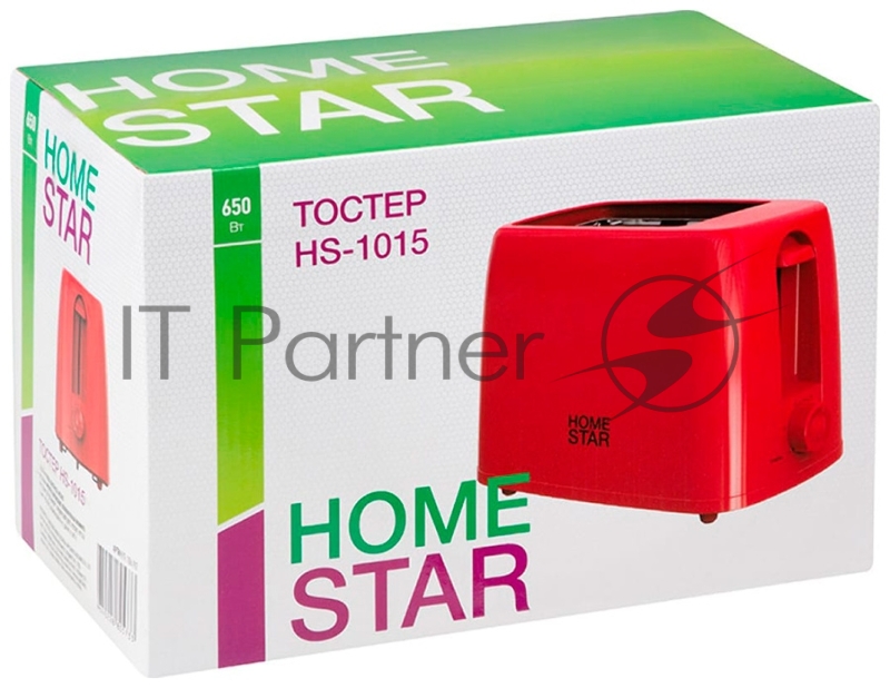Тостер HOMESTAR HS-1015, : красный (106192)