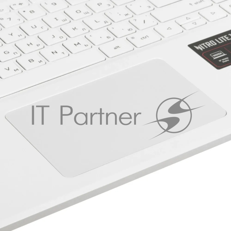 Ноутбук ACER Nitro Lite NL16-71G-568T 16(1920x1200 (матовый) IPS)/Intel Core i5 13420H(2.1Ghz)/16384Mb/1024PCI GeForce RTX4050(6144Mb)/Cam/BT/WiFi/53 1y/1.95kg/White/NoOS