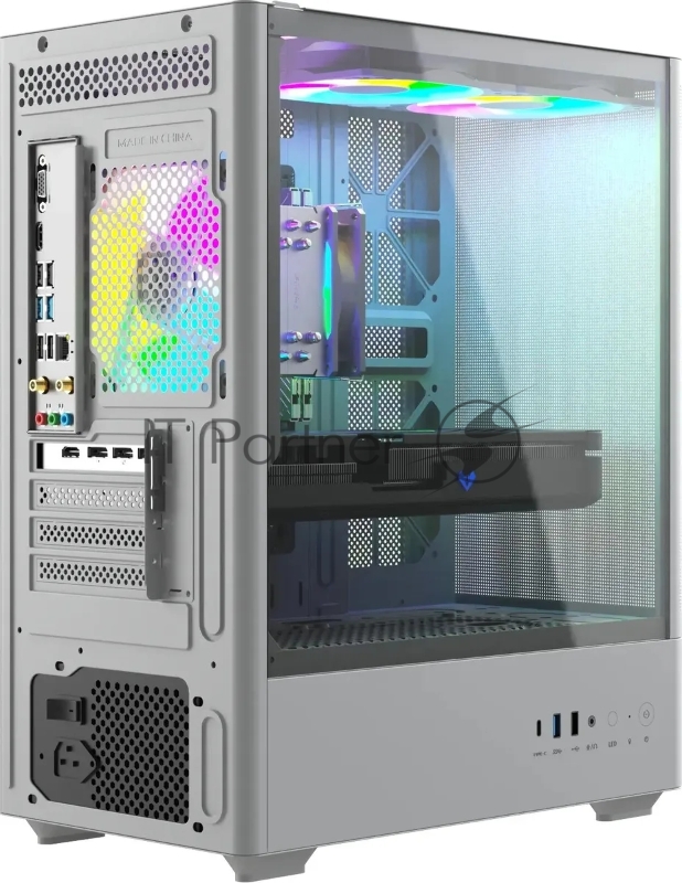 Компьютер Teclast G03 i5 14400F (2.5) 32Gb SSD1Tb RTX5060TI 8Gb Windows 11 Pro GbitEth WiFi BT 500W белый (G03 14400F32G1T5060T8WKRU)