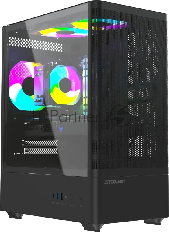 Компьютер Teclast G03 i5 14400F (2.5) 32Gb SSD1Tb RTX5060TI 8Gb Windows 11 Pro GbitEth WiFi BT 500W черный (G03 14400F32G1T5060T8BKRU)