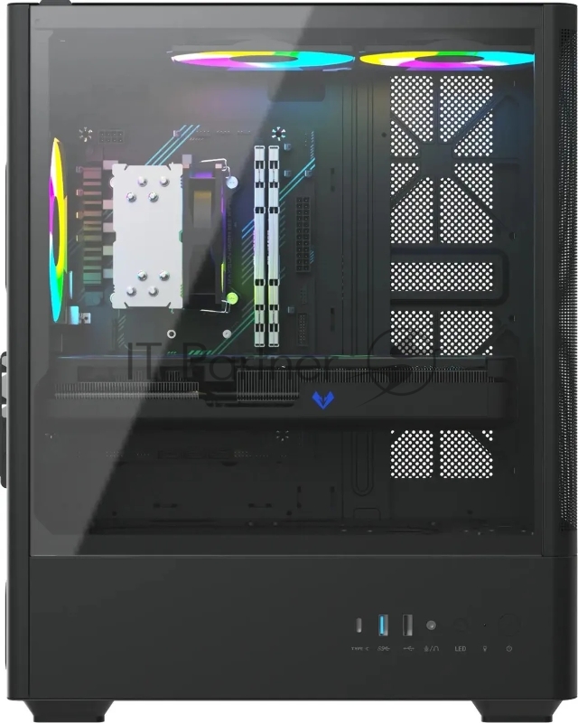 Компьютер Teclast G03 i5 14400F (2.5) 32Gb SSD1Tb RTX5060TI 8Gb Windows 11 Pro GbitEth WiFi BT 500W черный (G03 14400F32G1T5060T8BKRU)