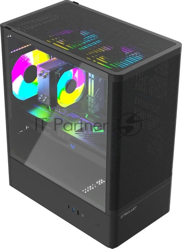 Компьютер Teclast G03 i5 14400F (2.5) 32Gb SSD1Tb RTX5060TI 8Gb Windows 11 Pro GbitEth WiFi BT 500W черный (G03 14400F32G1T5060T8BKRU)