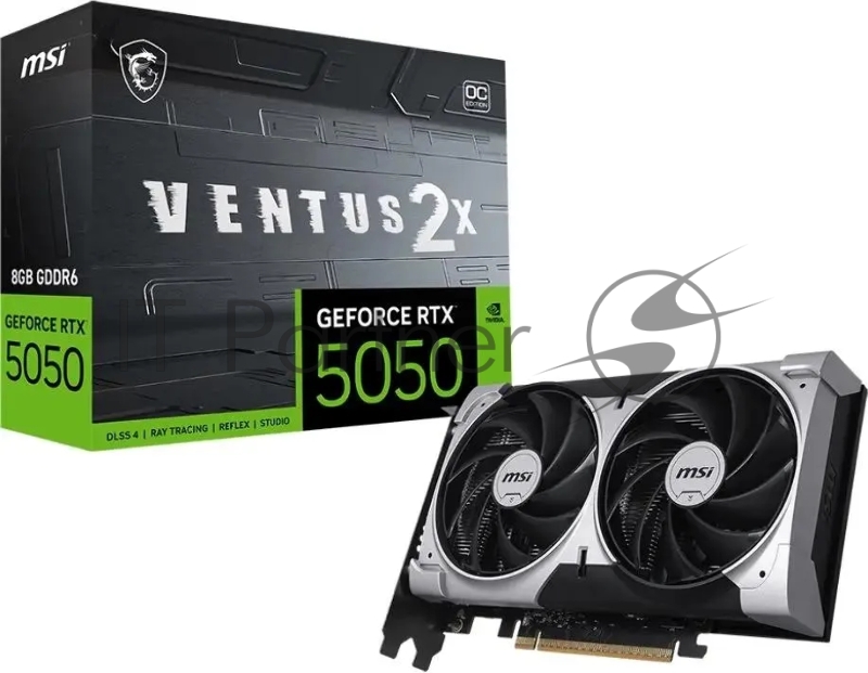 Видеокарта MSI RTX5050 VENTUS 2X 8GB GDDR6 128bit 3xDP HDMI 2FAN RTL