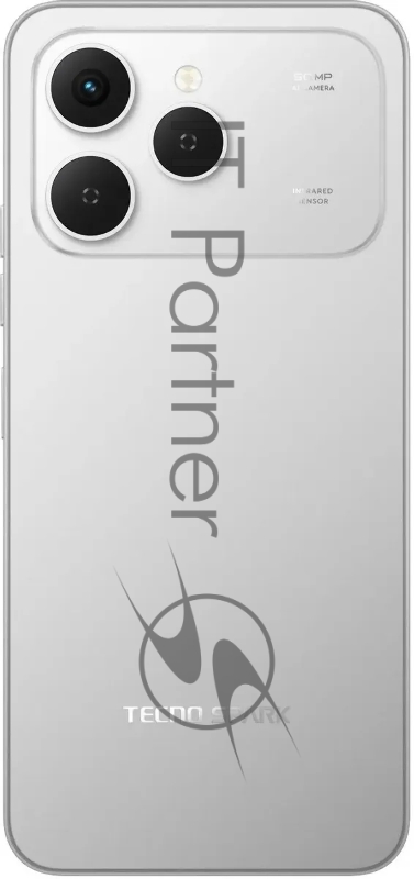 Смартфон Tecno Spark 40 256Gb 8Gb серый моноблок 3G 4G 2Sim 6.67 720x1600 Android 15 50Mpix 802.11 a/b/g/n/ac/ax NFC GPS GSM900/1800 GSM1900 Protect FM microSD max1024Gb