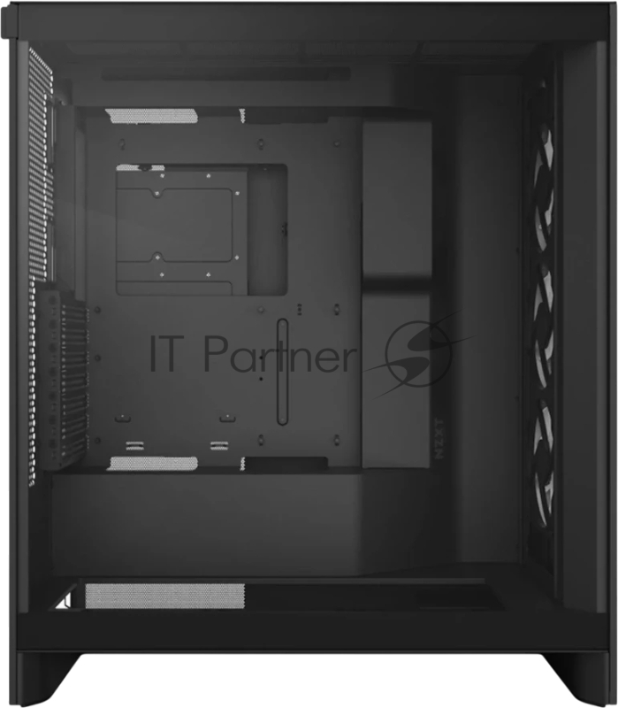 Корпус без блока питания/ Case NZXT H7 Flow RGB, Midi-Tower, TG, 3x120mm RGB, 2xUSB-A 3.2 + 1xUSB-C 3.2, E-ATX, ATX, mATX, mITX Black
