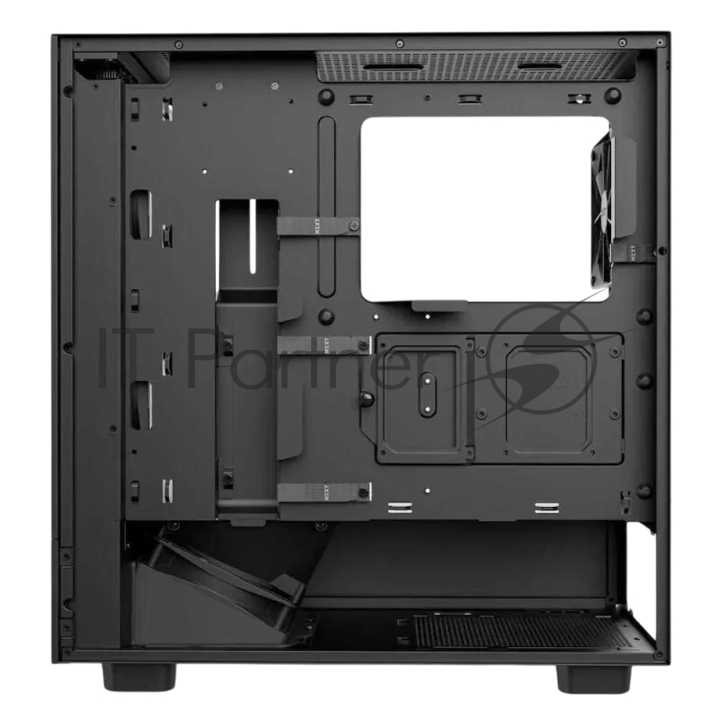 Корпус без блока питания/ Case NZXT H5 Flow RGB, Midi-Tower, TG, 3x120mm RGB + 1x120mm, 1xUSB-A 3.2 + 1xUSB-C 3.2, E-ATX, ATX, mATX, mITX Black