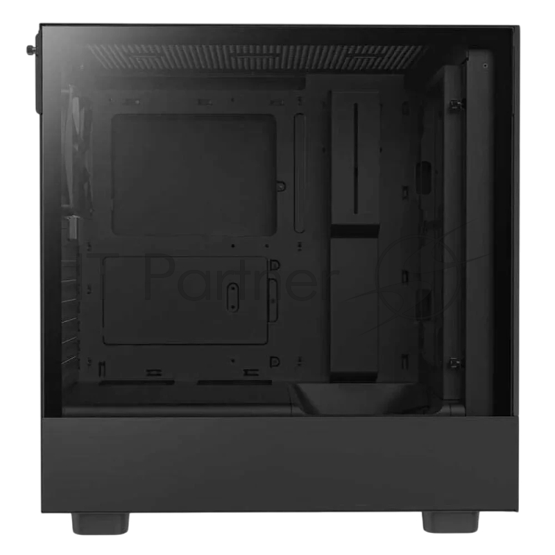 Корпус без блока питания/ Case NZXT H5 Flow RGB, Midi-Tower, TG, 3x120mm RGB + 1x120mm, 1xUSB-A 3.2 + 1xUSB-C 3.2, E-ATX, ATX, mATX, mITX Black
