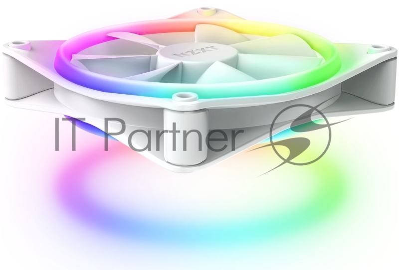 Комплект кулеров для корпуса ПК/ Case Cooler NZXT F120 RGB DUO Triple Pack (120x120x25mm, 4-pin PWM, RGB, 48.58CFM, 29dBA, 1800RPM, White, 3pcs)