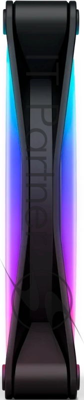 Кулер для корпуса ПК/ Case Cooler NZXT F140 RGB Duo (140x140x25mm, 4-pin PWM, RGB, 84.75CFM, 36dBA, 1800RPM, Black)