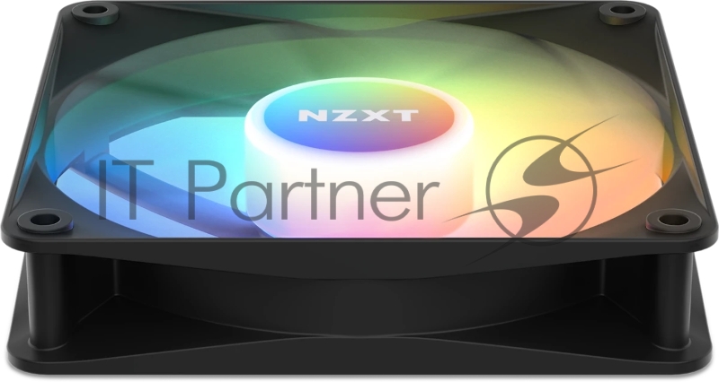 Кулер для корпуса ПК/ Case Cooler NZXT F120 RGB Core (120x120x25mm, 4-pin PWM, RGB, 78.86CFM, 33.88dBA, 1800RPM, Black)