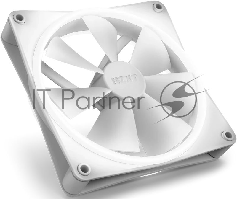 Кулер для корпуса ПК/ Case Cooler NZXT F140 RGB Duo (140x140x25mm, 4-pin PWM, RGB, 84.75CFM, 36dBA, 1800RPM, White)