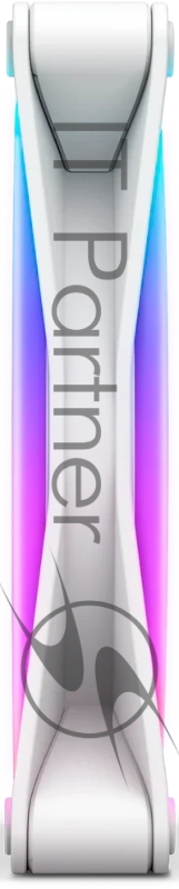 Кулер для корпуса ПК/ Case Cooler NZXT F140 RGB Duo (140x140x25mm, 4-pin PWM, RGB, 84.75CFM, 36dBA, 1800RPM, White)