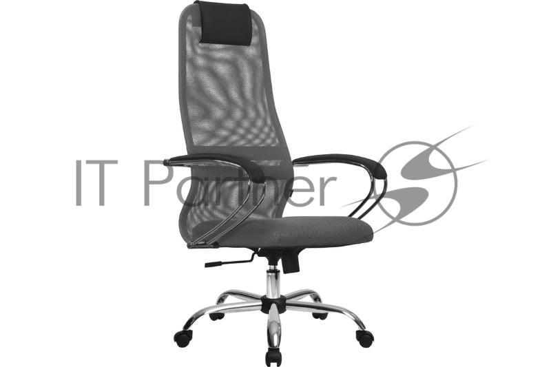 Кресло офисное МЕТТА SU-B-8/подл.131/осн.003, светло-серый/светло-серый (z312457988)