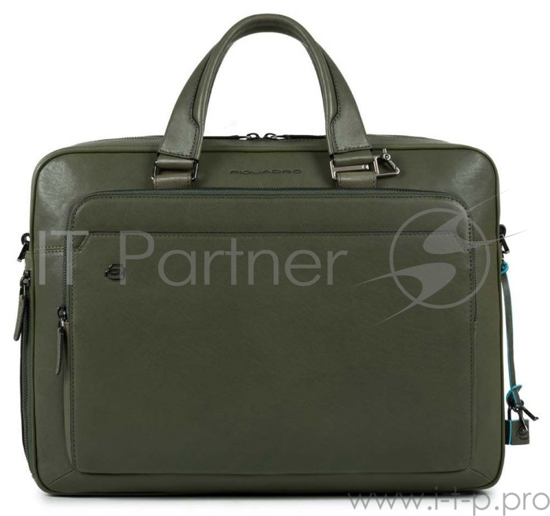 Сумка Piquadro Black Square CA4027B3/VE зеленый натур.кожа