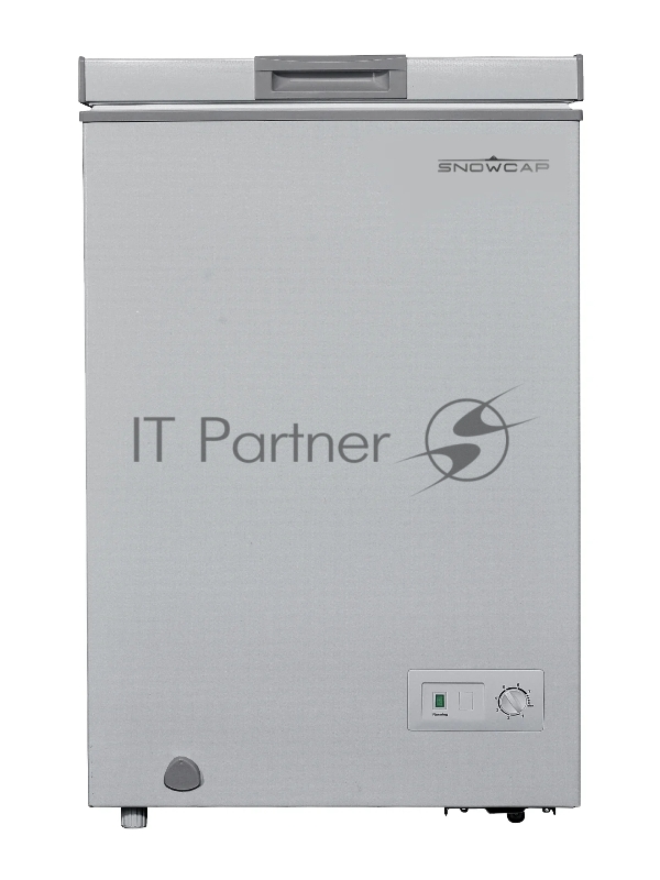 Морозильный ларь SNOWCAP CF-100S 99л серебристый (глухая крышка)