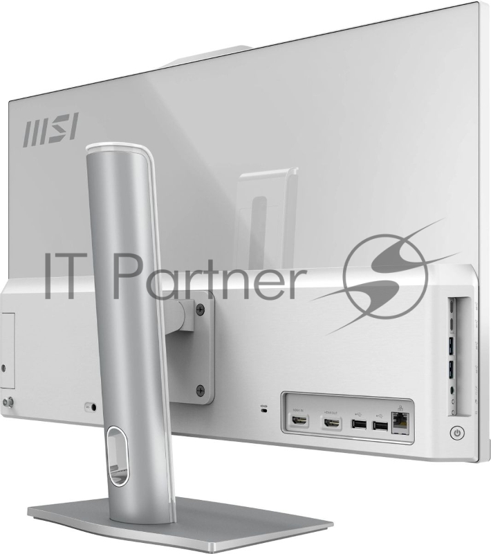 Моноблок MSI Modern AM272P 1M-677XRU 27 Full HD Core 3 100U (1.2) 8Gb SSD512Gb Graphics без ОС GbitEth WiFi BT 120W клавиатура мышь Cam белый 1920x1080