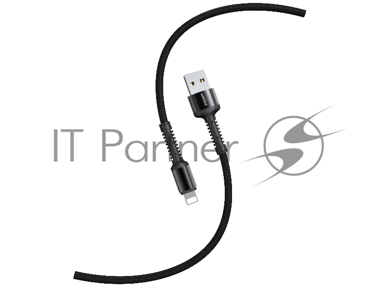 Кабель SMARTBUY (iK-512-S26b) S26 Lightning черный.,3 А,PD,нейл.,1м