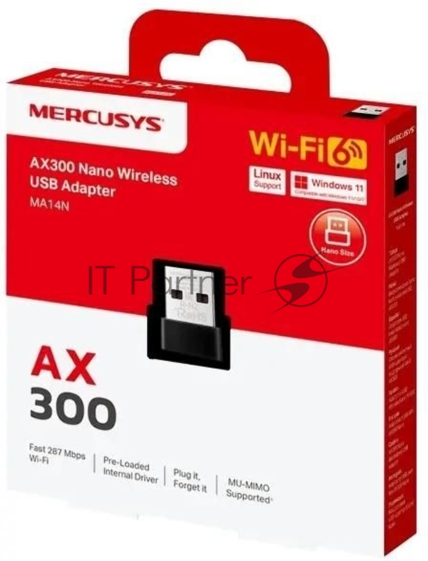 Nano Wi-Fi USB-адаптер Mercusys MA14N