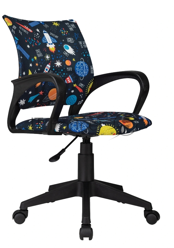 Кресло детское Бюрократ Burokids 1 мультиколор шаттл крестов. пластик