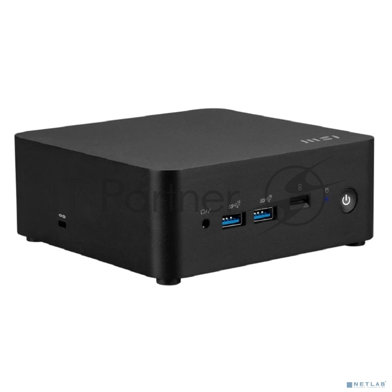 Неттоп MSI Cubi NUC 1M-044XRU Core 5 120U (1.4) 16Gb SSD512Gb Graphics CR без ОС 2xGbitEth WiFi BT 120W черный (9S6-B0B111-409)