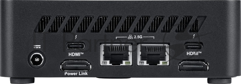 Неттоп MSI Cubi NUC AI 1UMG-043XRU Core Ultra 5 125H (1.2) 16Gb SSD512Gb Graphics CR без ОС 2xGbitEth WiFi BT 120W черный (9S6-B20911-043)