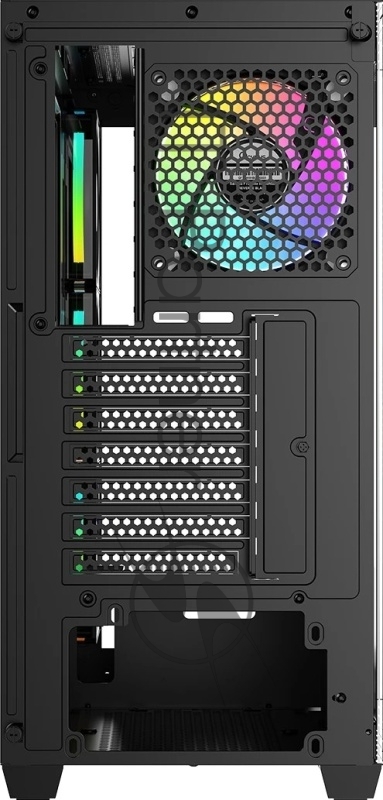 Корпус для ПК Case Ocypus Gamma C72 BK ARGB ATX / win / black / 4 ARGB fans / no PSU / Tempered Glass