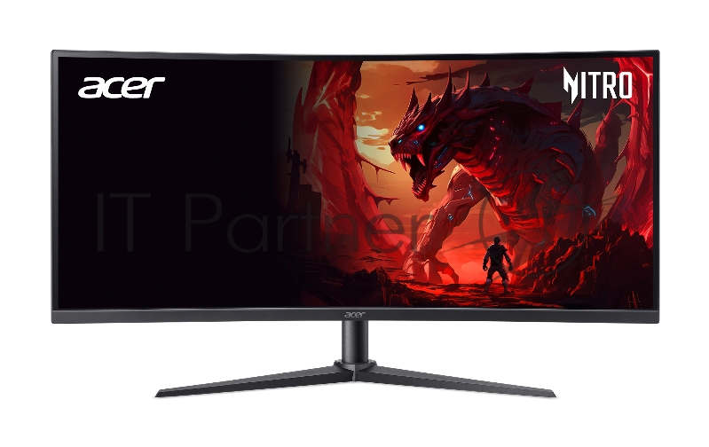Монитор 34 Acer XZ340CURW0bmiiphx VA 3440x1440, 240 Гц, 1 мс, 21:9, 250 кд/м², HDMI 2.0, DP 1.4, 3.5 Jack, FreeSync, HDR10, изогнутый экран (1500R), черный