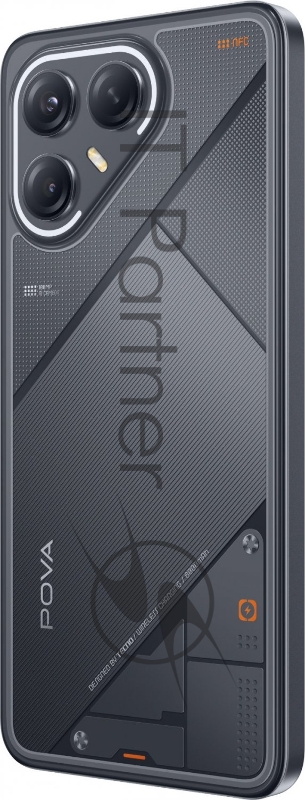 Смартфон Tecno Pova 7 Ultra 5G LJ9, 12/256Gb, черный