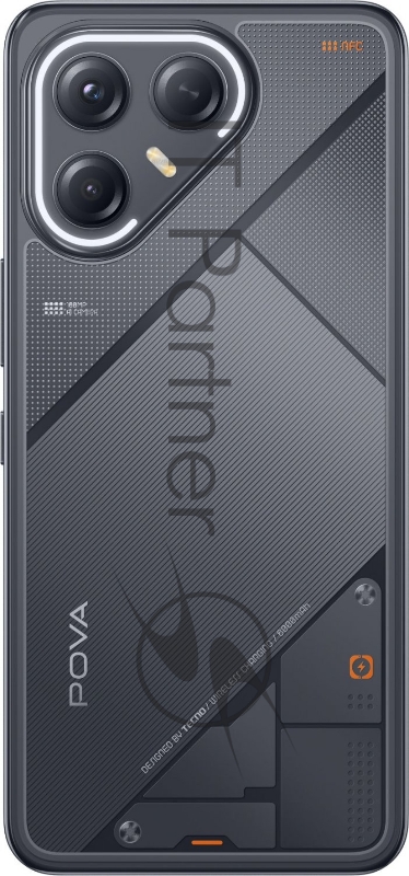 Смартфон Tecno Pova 7 Ultra 5G LJ9, 12/256Gb, черный