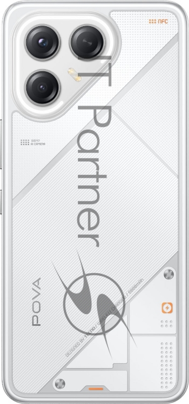 Смартфон Tecno Pova 7 Ultra 5G LJ9, 8/256Gb, белый