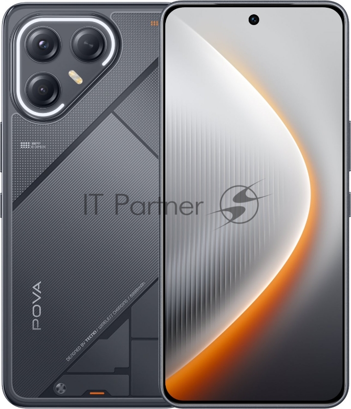 Смартфон Tecno Pova 7 Ultra 5G LJ9, 8/256Gb, черный