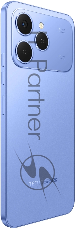 Смартфон Tecno Spark 40 256Gb 8Gb синий моноблок 3G 4G 2Sim 6.67 720x1600 Android 15 50Mpix 802.11 a/b/g/n/ac/ax NFC GPS GSM900/1800 GSM1900 Protect FM microSD max1024Gb