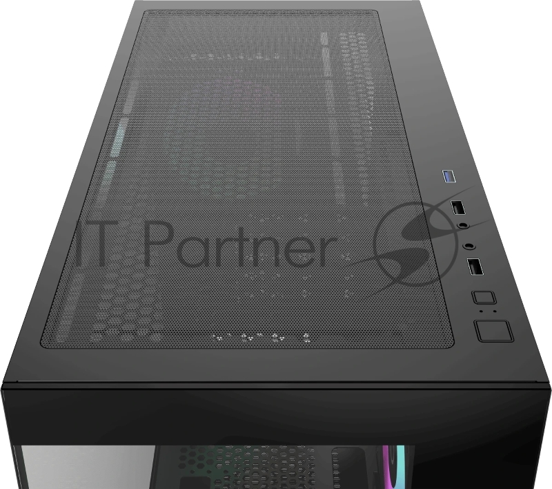Компьютерный корпус Ocypus Gamma C52 BK ARGB mATX / win / black / 3 ARGB fans / no PSU / Tempered Glass