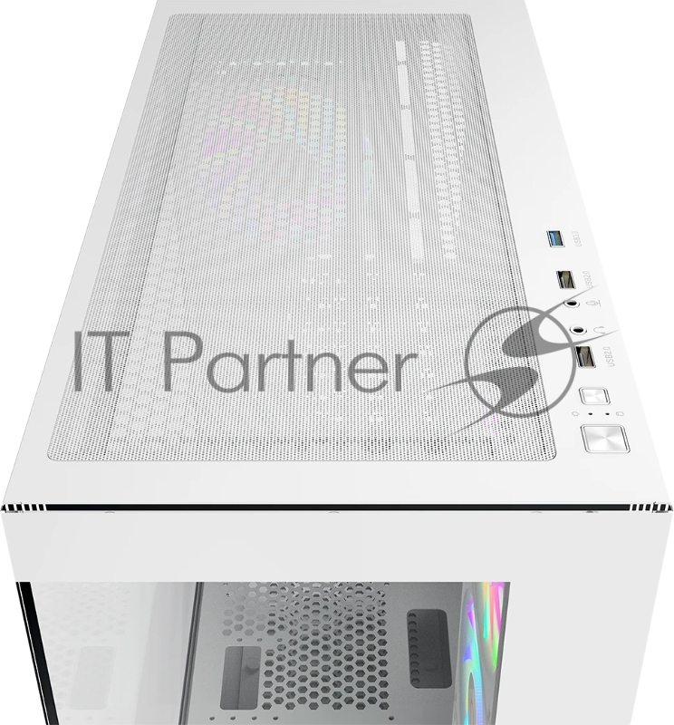 Компьютерный корпус Ocypus Gamma C72 WH ARGB ATX / win / white / 4 ARGB fans / no PSU / Tempered Glass