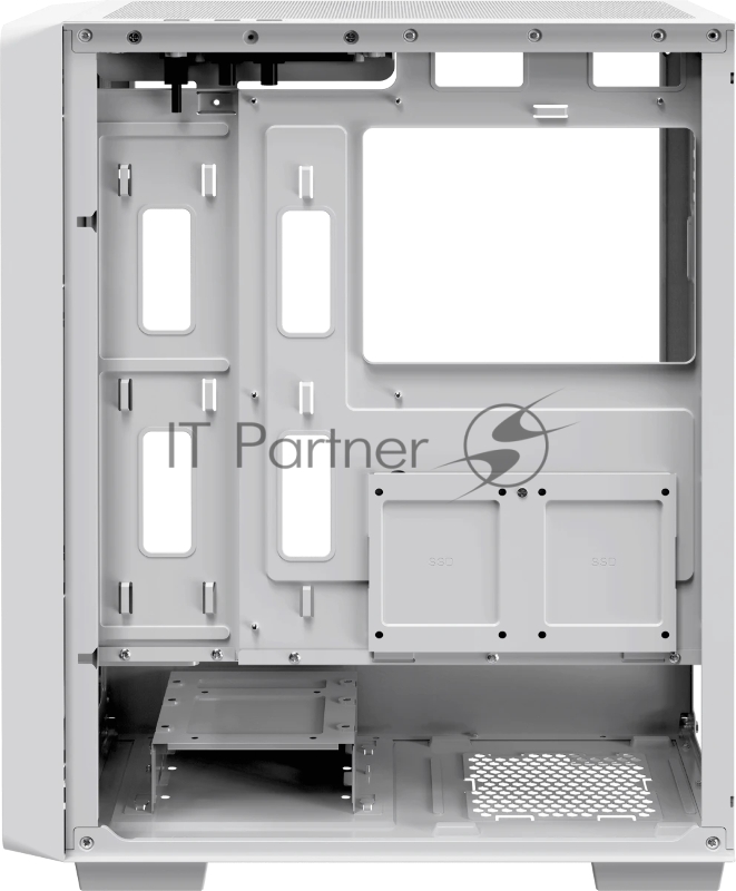 Компьютерный корпус Ocypus Gamma C60 WH ATX / win / white / no PSU / Tempered Glass