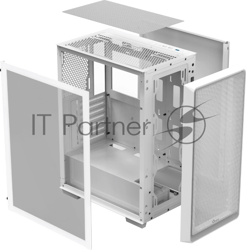 Компьютерный корпус Ocypus Gamma C60 WH ATX / win / white / no PSU / Tempered Glass